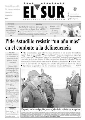El Sur Miercoles 04052016