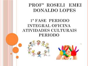 Profª Roseli Integral 1ª Fase