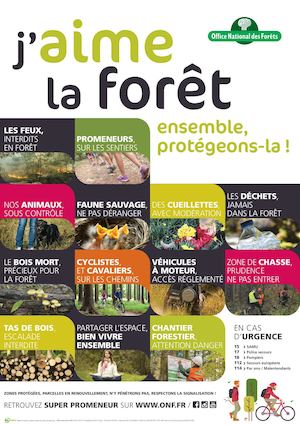 ONF - Affiches Charte Promeneur