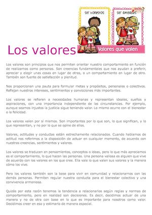 Los Valores