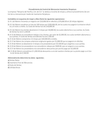 7. Ejercicio Inventarios Perpetuos