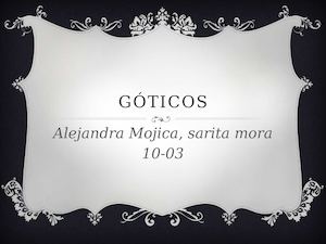Presentacion Goticos