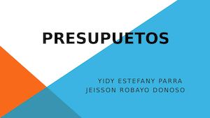 Ppt Presupuesto