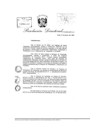 Peru Manual De Diseño Geometrico Para Carreteras