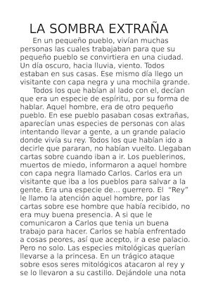 La Sombra Extraña