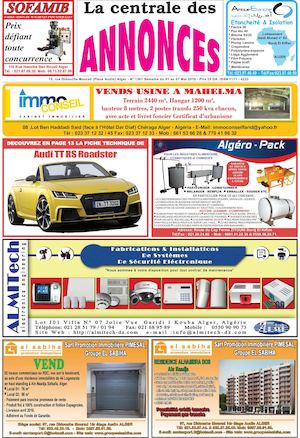 La Centrale des Annonces 1301 Semaine du 01 au 07 Mai 2016