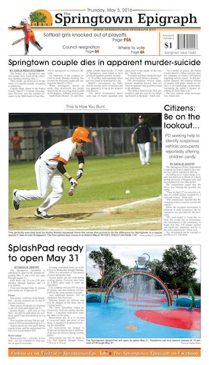 The Springtown Epigraph