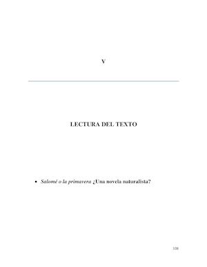 Parte Iii Aproximación A La Edición Crítica De La Novela Salomé De Fernando González