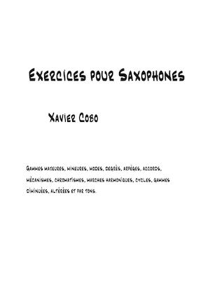 Xavier Cobo Methode Pour Saxophone