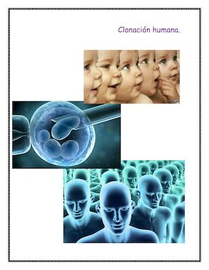 Clonación Humana
