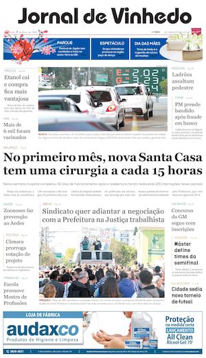 Jornal De Vinhedo Sabado 7 De Maio De 2016 Edic 1590 Ok