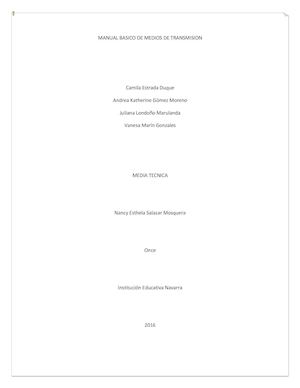 Manual medios de transmision