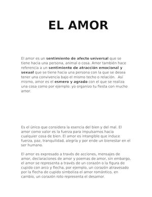 El Amor