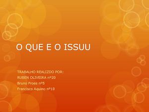 O Que E O Issuu