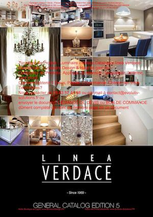 Linea Verdace Luminaire Intérieur Catalogue 2016