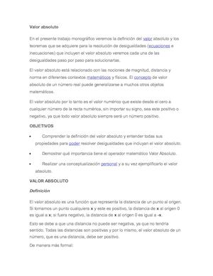 Valor Absoluto