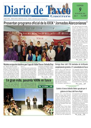 Diario De Taxco 09 05 16 Lunes