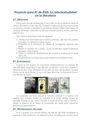 Proyecto Final Curso De Lectura