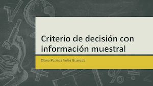 Criterio Del Valor Esperado Con Información Muestral 1