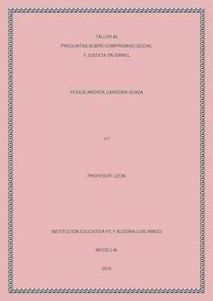 Taller 2 Religion Preguntas