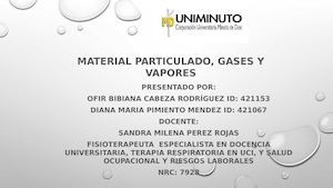 Material Particulado Titanio