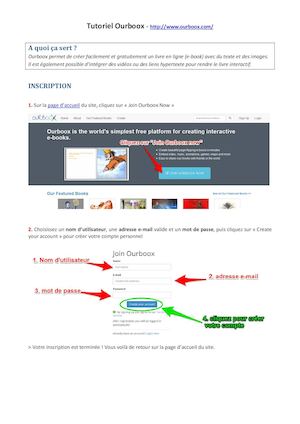 Tutoriel Ourboox