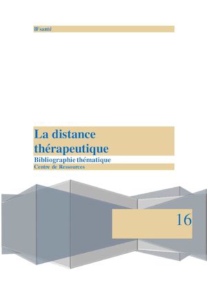 Bibliographie Distance Thérapeutique