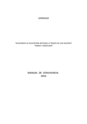 Manual de Convivencia GMAI/GMS