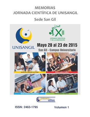 Memorias Jornada Científica UNISANGIL 2015