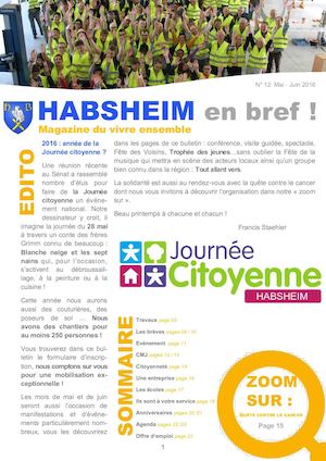 Habsheim en bref N°12