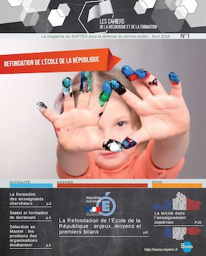 Cahiers de la recherche et de la formation n°1