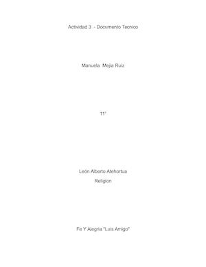 Actividad 3 Religion Manu