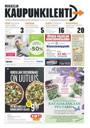 Mikkelin Kaupunkilehti 19/2016