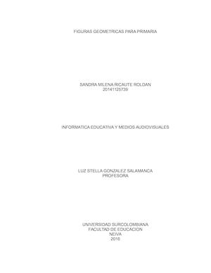Figuras Geometricas Para Primaria