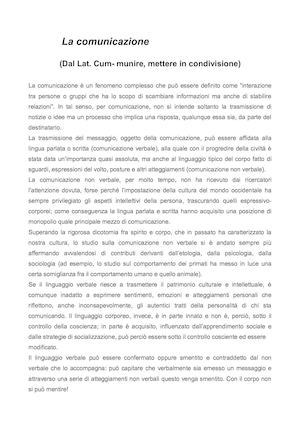 Comunicazione Non Verbale