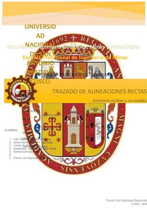 Informe De Topografía N°2