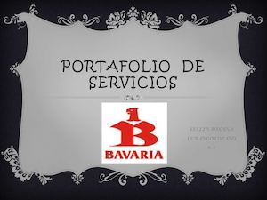 Portafolio De Servicios