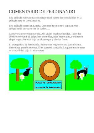 Ferdinando el toro