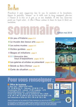 Pont Aven Guide Galeries 2016