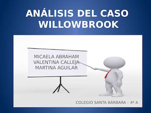 Análisis del caso Willowbrook