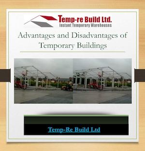 Advantages of Temporary Buildings
