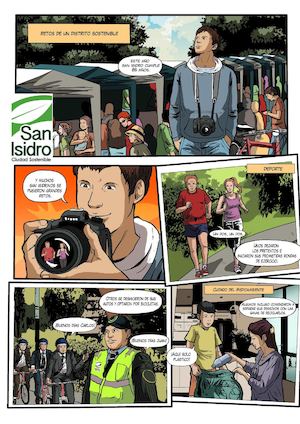 San Isidro: Ciudad sostenible para personas sostenibles (Cómic)