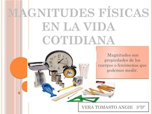 Magnitudes Fisicas