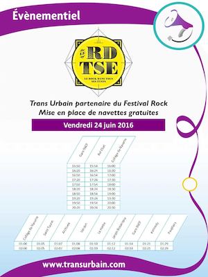 Fiche Horaire Rdtse 2016