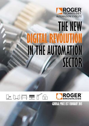 ROGER TECHNOLOGY Catalogue Bruschless