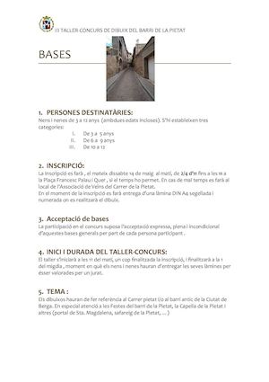 Bases Taller-Concurs de Dibuix 2016