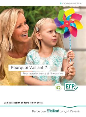 Catalogue Vaillant Tarif 2016