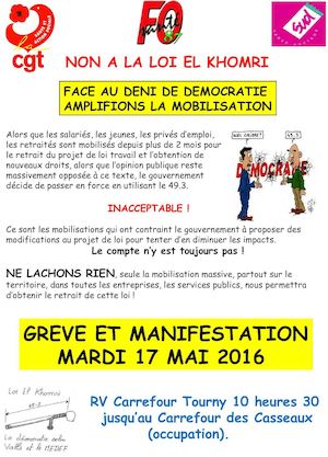 Grève 17 Mai