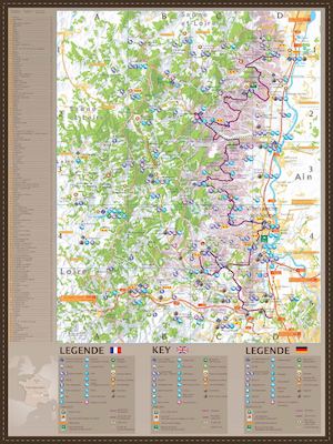 Carte Touristique Beaujolais