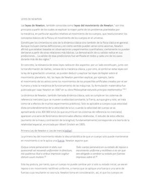 LEYES DE NEWTON